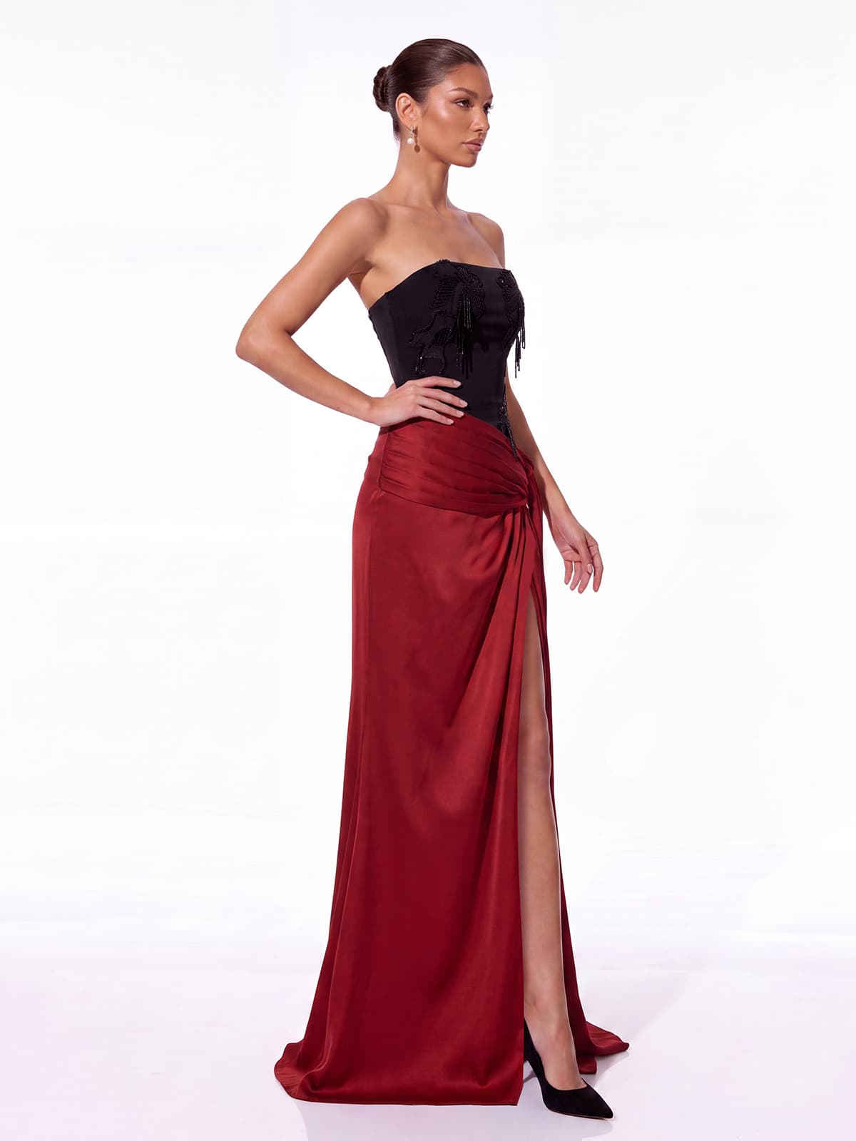 Abito Maxi Senza Spalline Dovira - Eleganza Senza Tempo