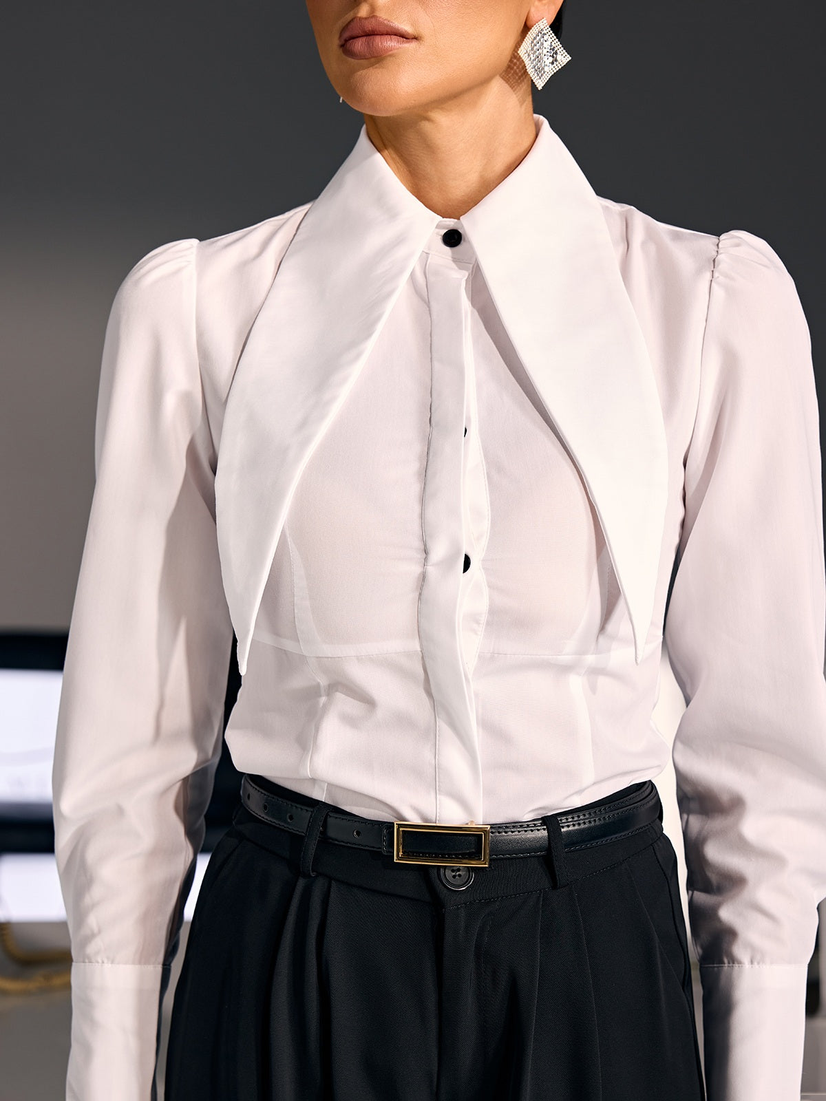 Camicia Erendra con Colletto Piegato