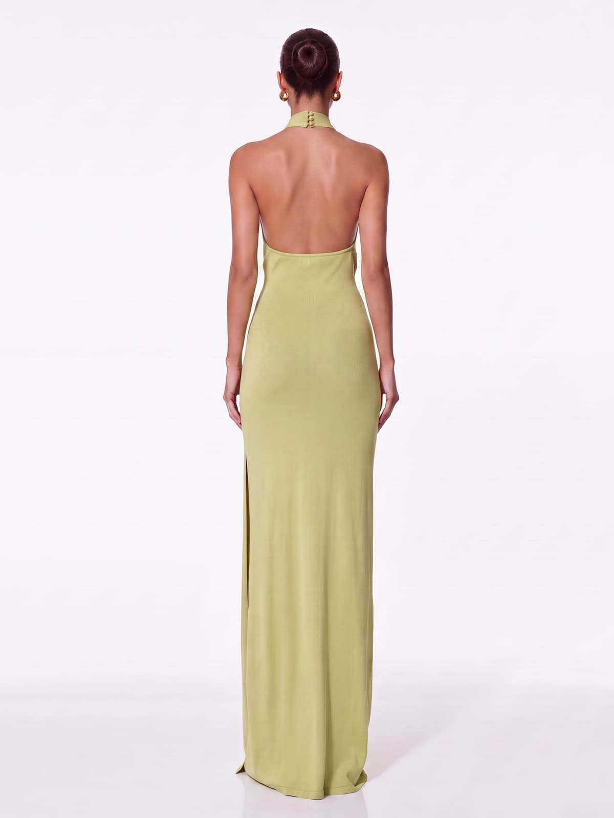 Maxi Abito con Scollatura Halter Wexoria