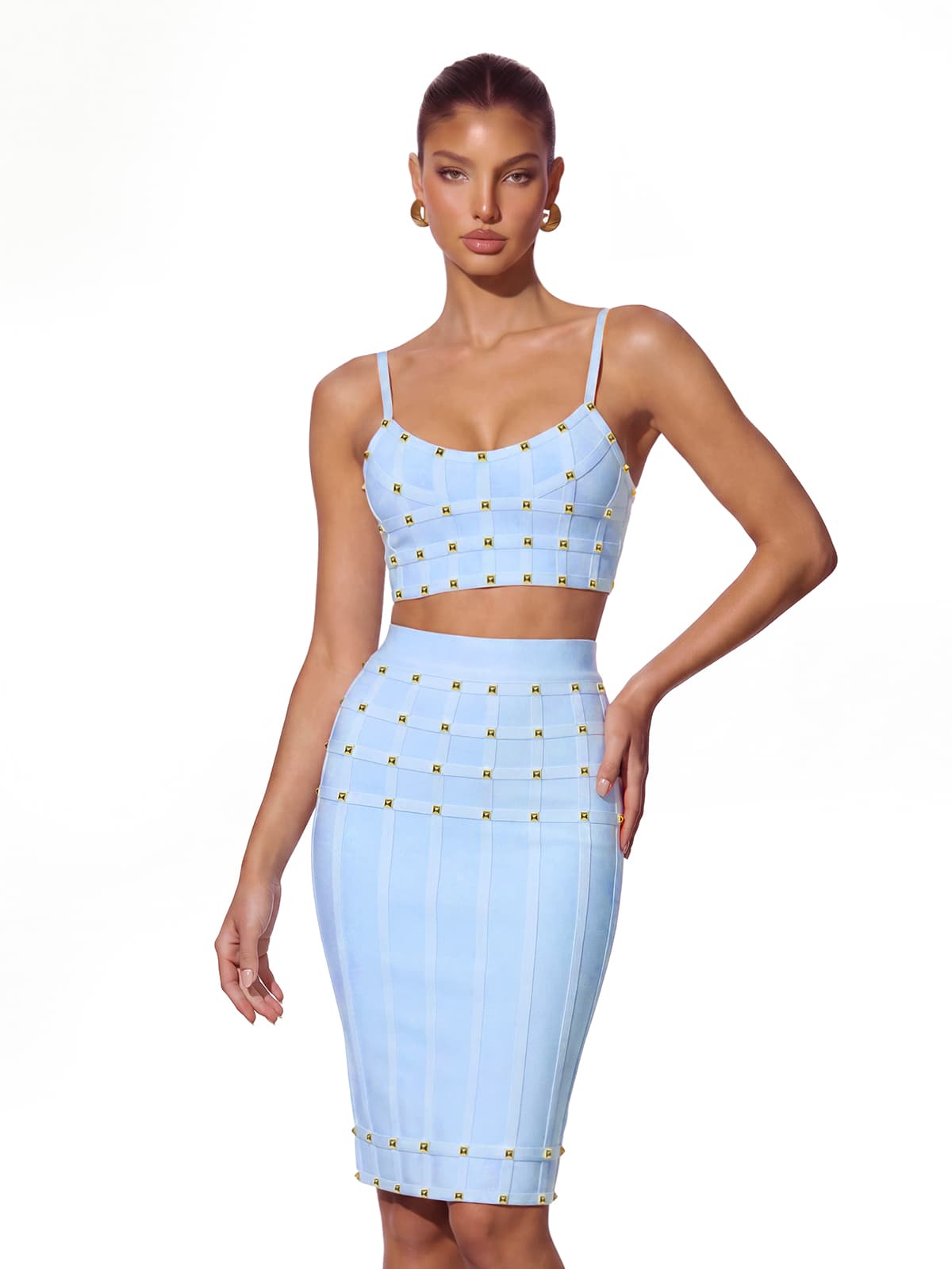 Completo Bandage Xarina Blu