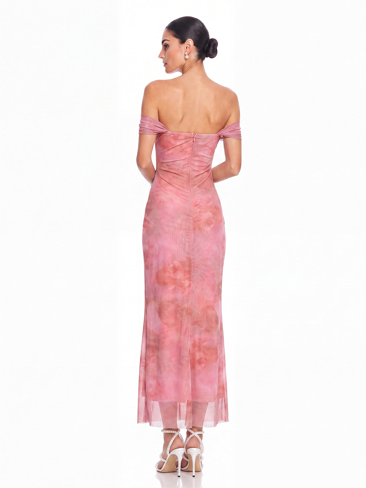 Abito Maxi Zirella con Spalle Scoperte e Corsetto