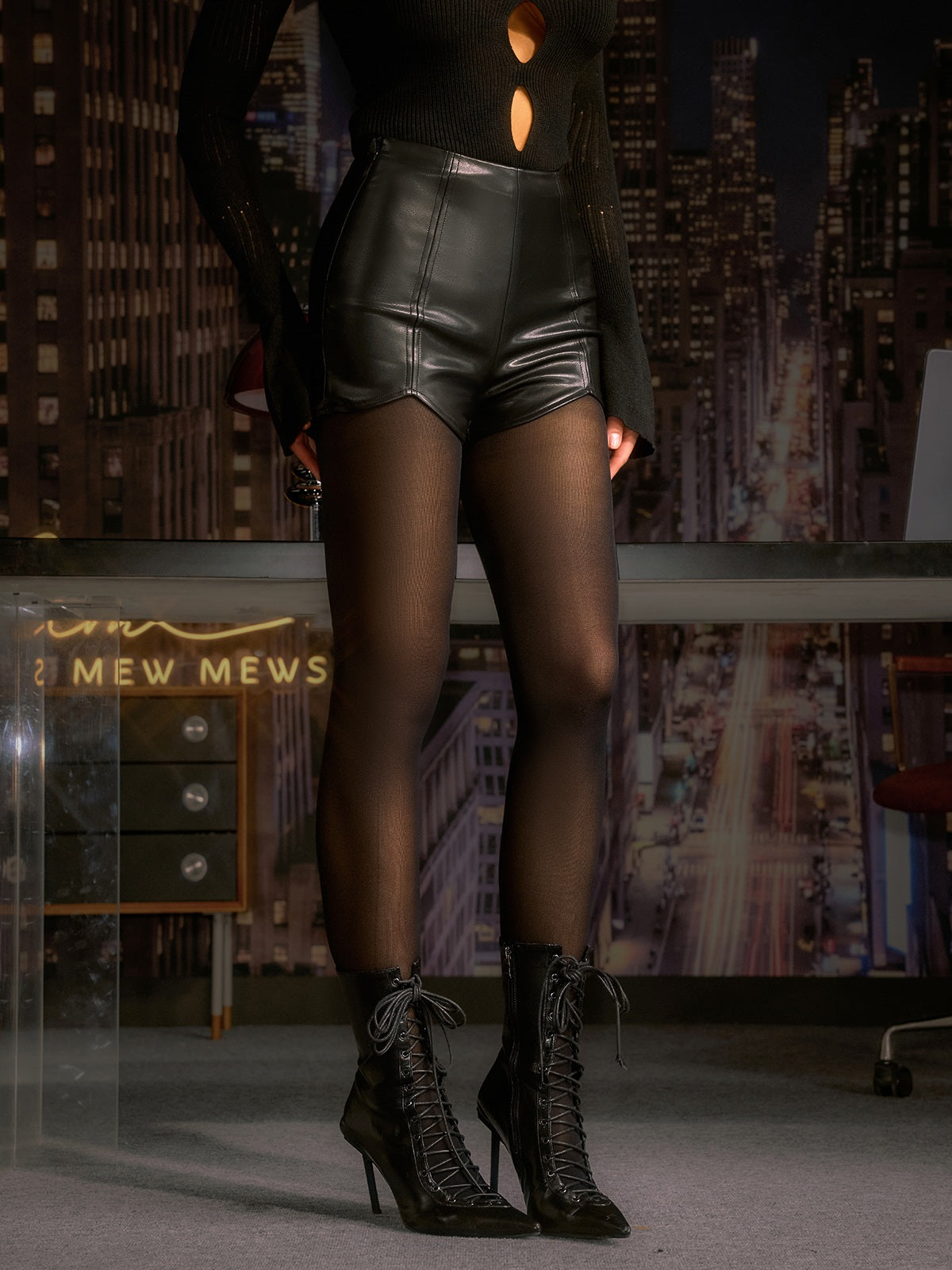 Shorts in Pelle Anius