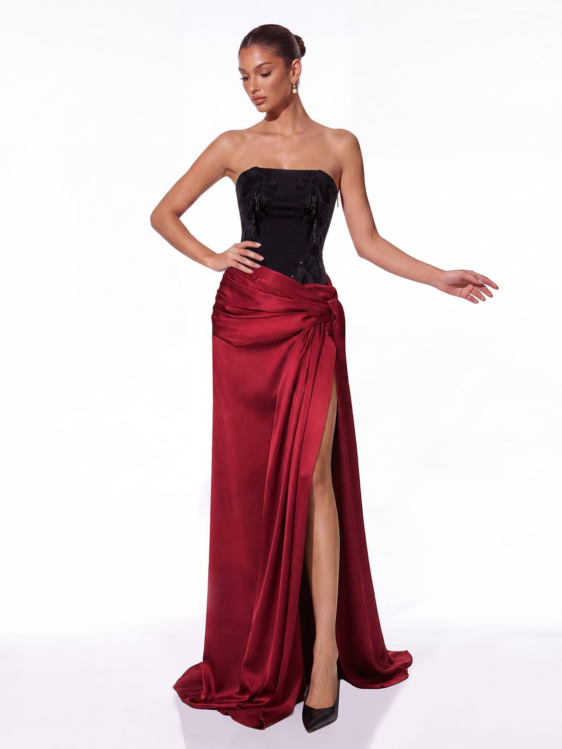 Abito Maxi Senza Spalline Dovira - Eleganza Senza Tempo