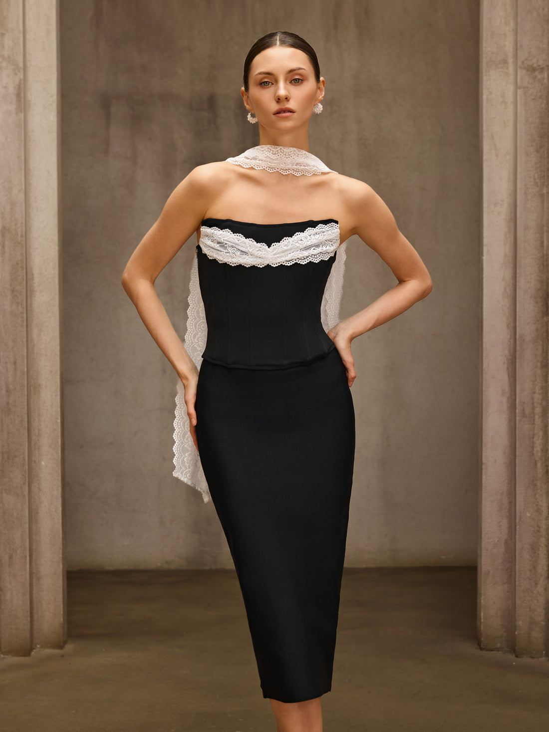 Top Corsetto Dulcina in Pizzo