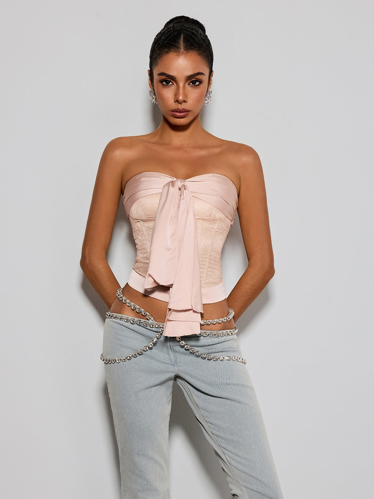 Corsetto Eternity in Pizzo Senza Spalline