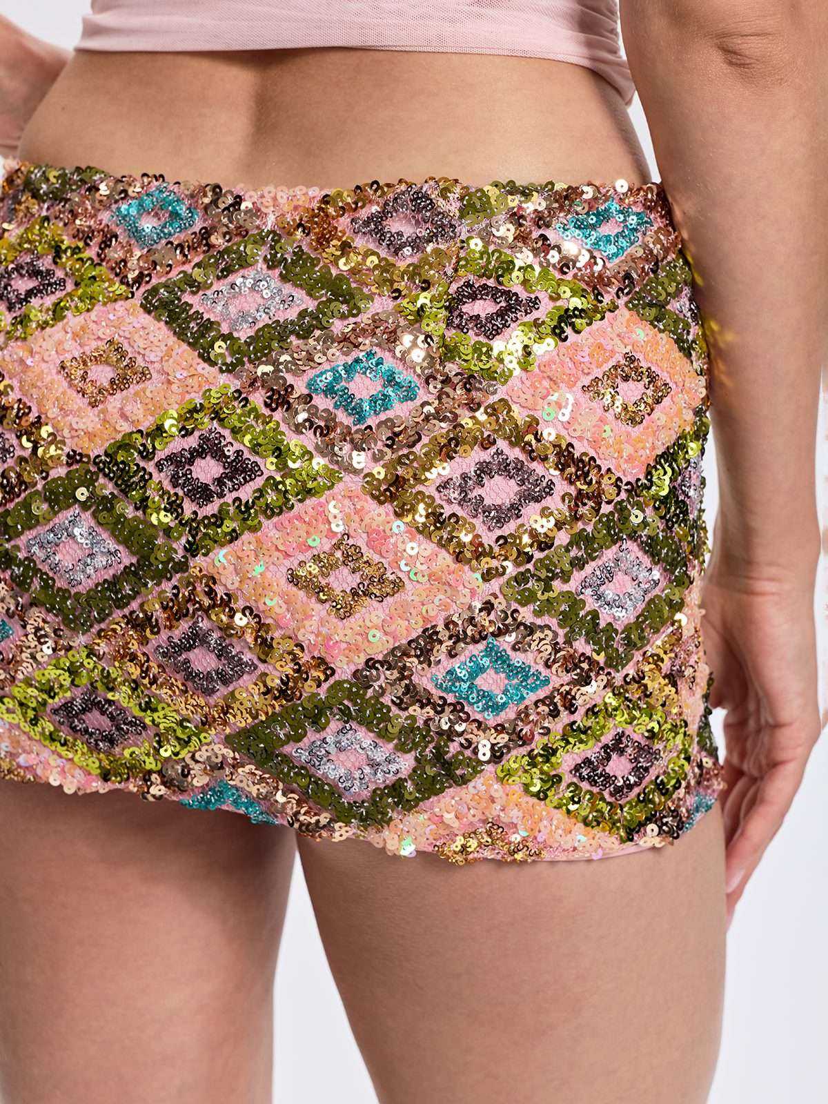 Gonna Fayre Argyle con Paillettes
