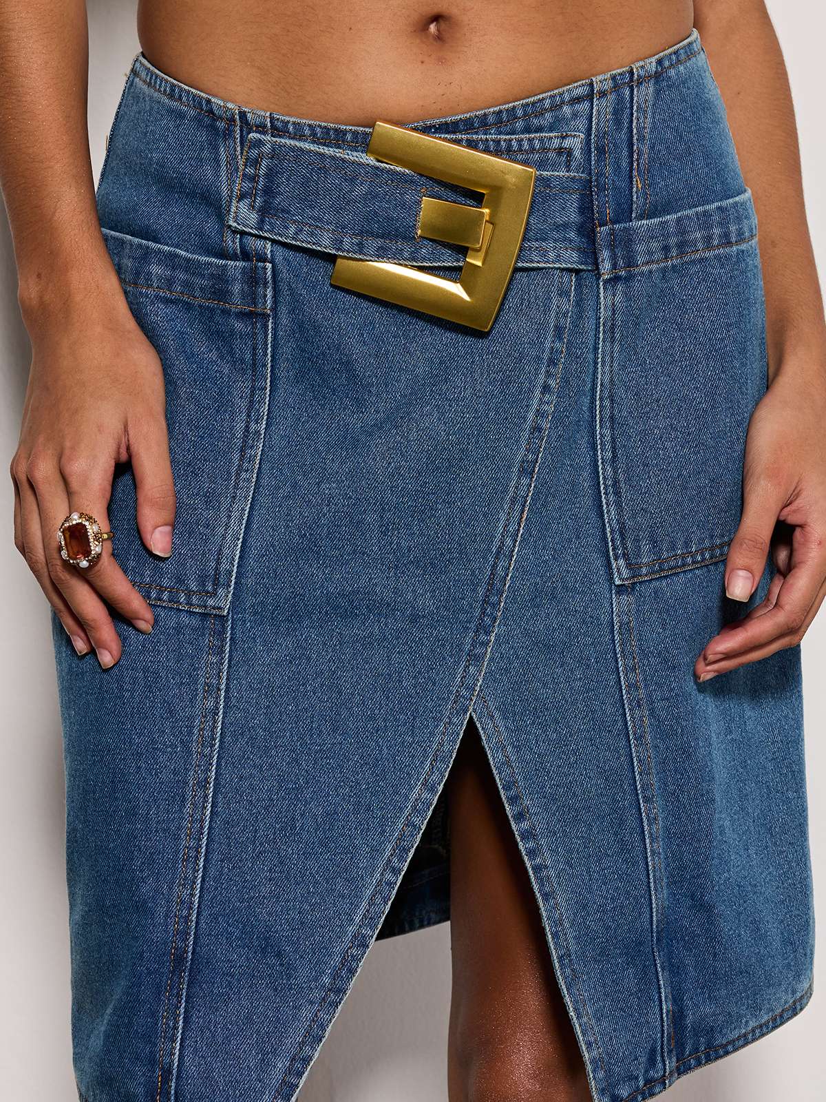 Gonna in Denim Taelorin