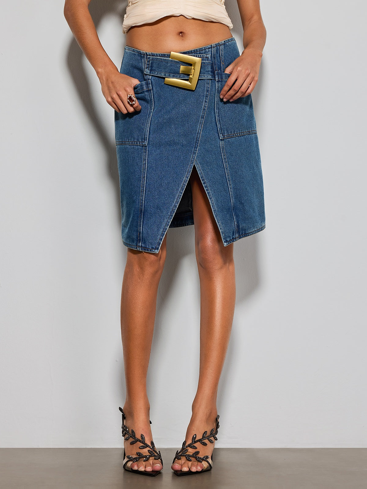 Gonna in Denim Taelorin