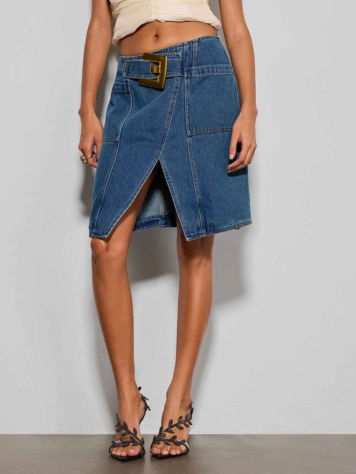 Gonna in Denim Taelorin
