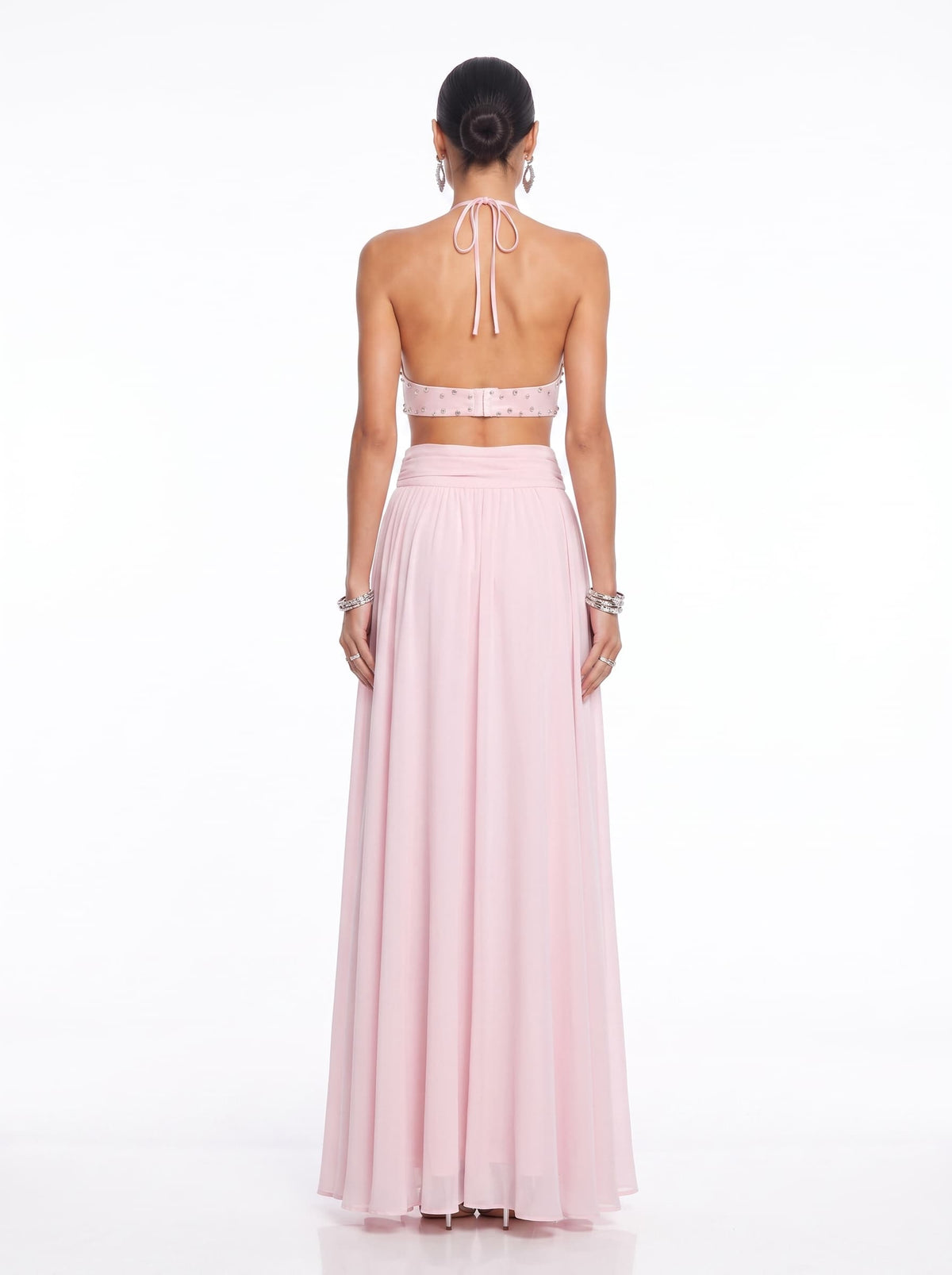 Set Halterneck Gonna con Strass Tavrix